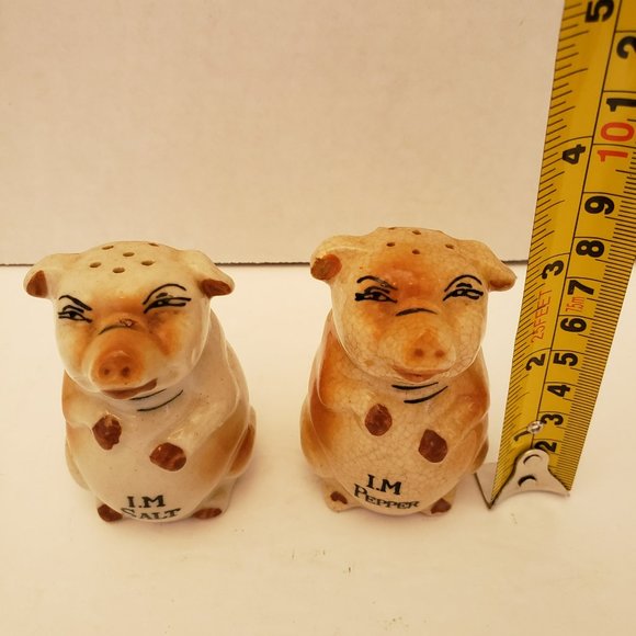 Vintage Pigs Salt & Pepper Shaker Set - Picture 6 of 6